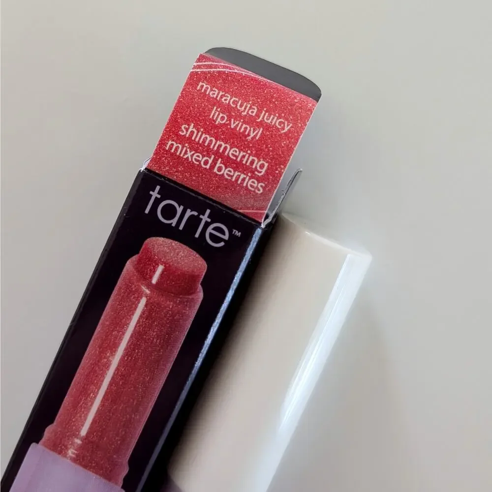 Tarte Maracuja Juicy Lip Vinyl Shimmering Mixed Berries 0.095 oz (full size)